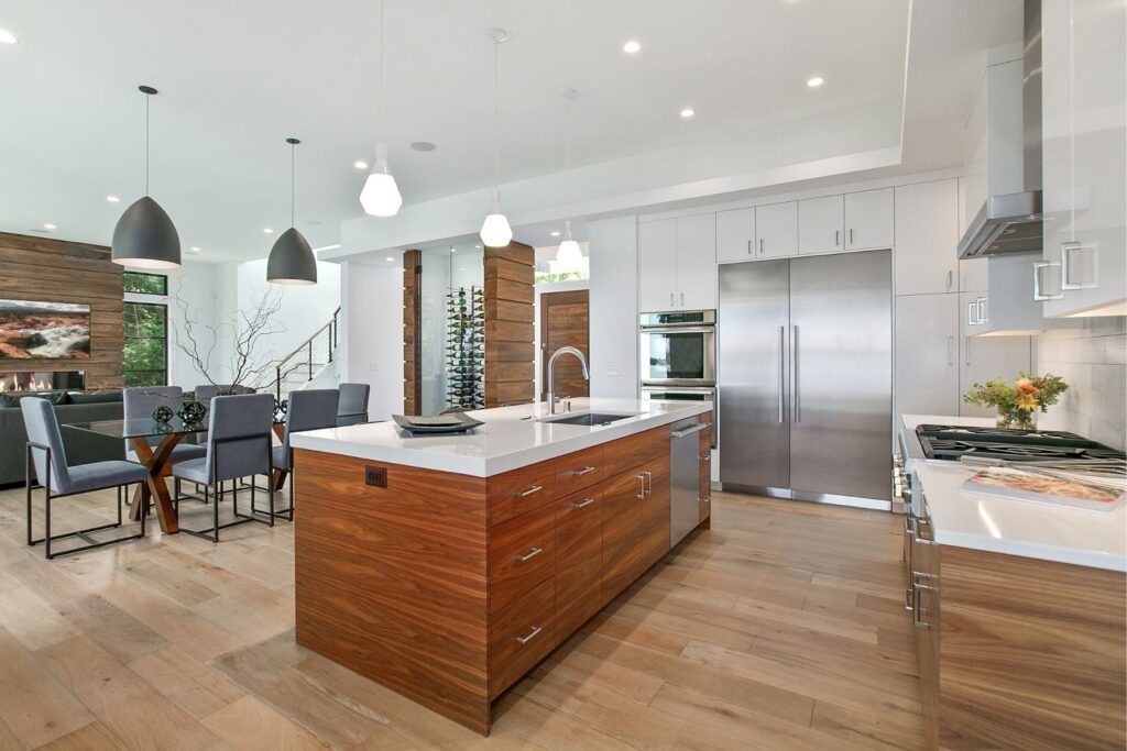 kitchen remodel modern island